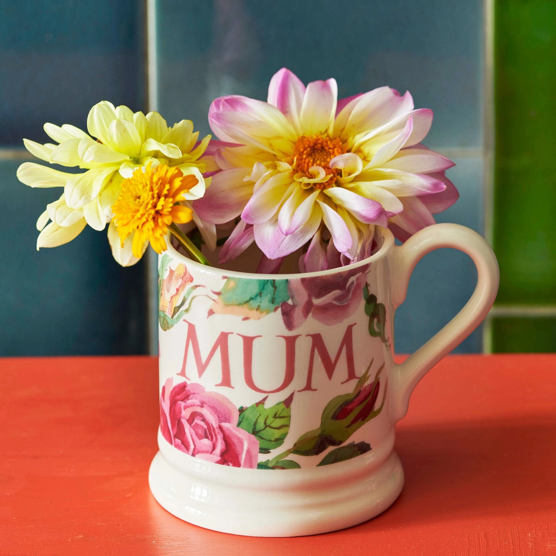 Seconds Roses All My Life Mum 1/2 Pint Mug