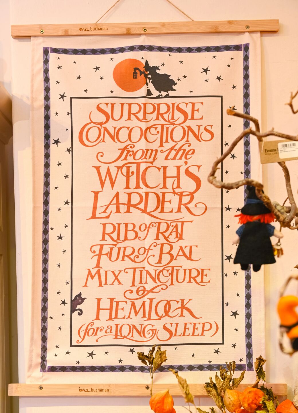 Halloween Toast Tea Towel