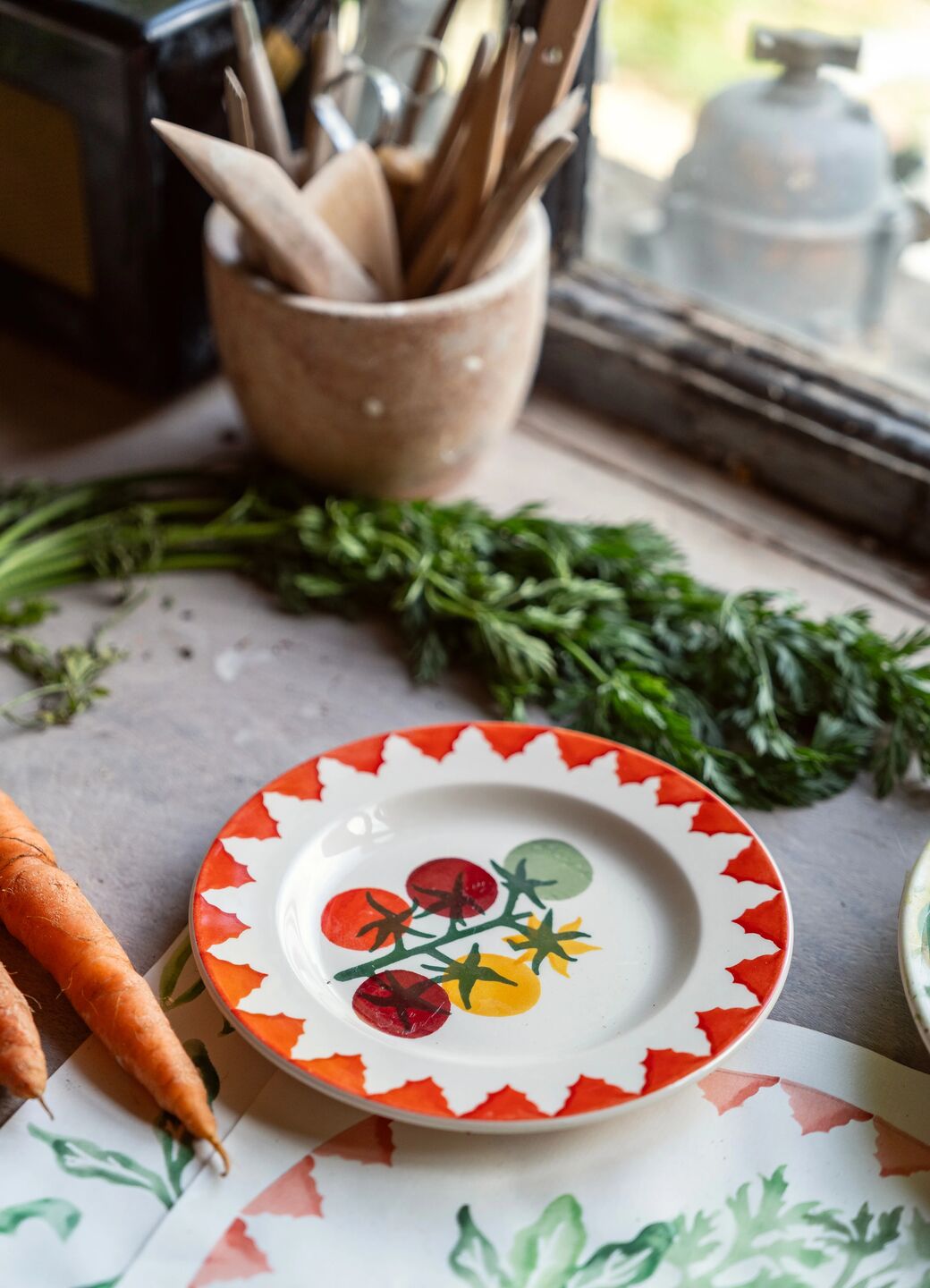 Heirloom Tomatoes Small Side Plate, 6.5 Inch