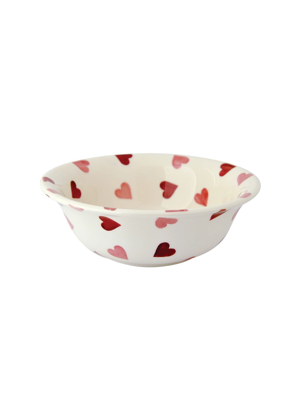 Seconds Pink Hearts Cereal Bowl