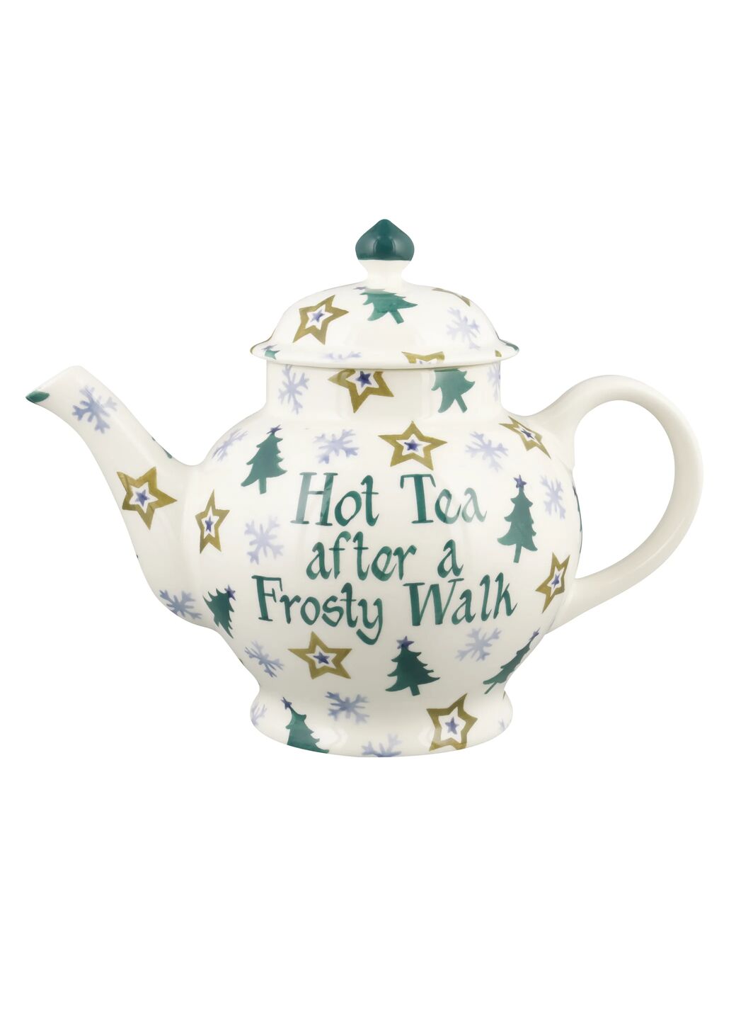 Personalised Winter Joy 4 Mug Teapot