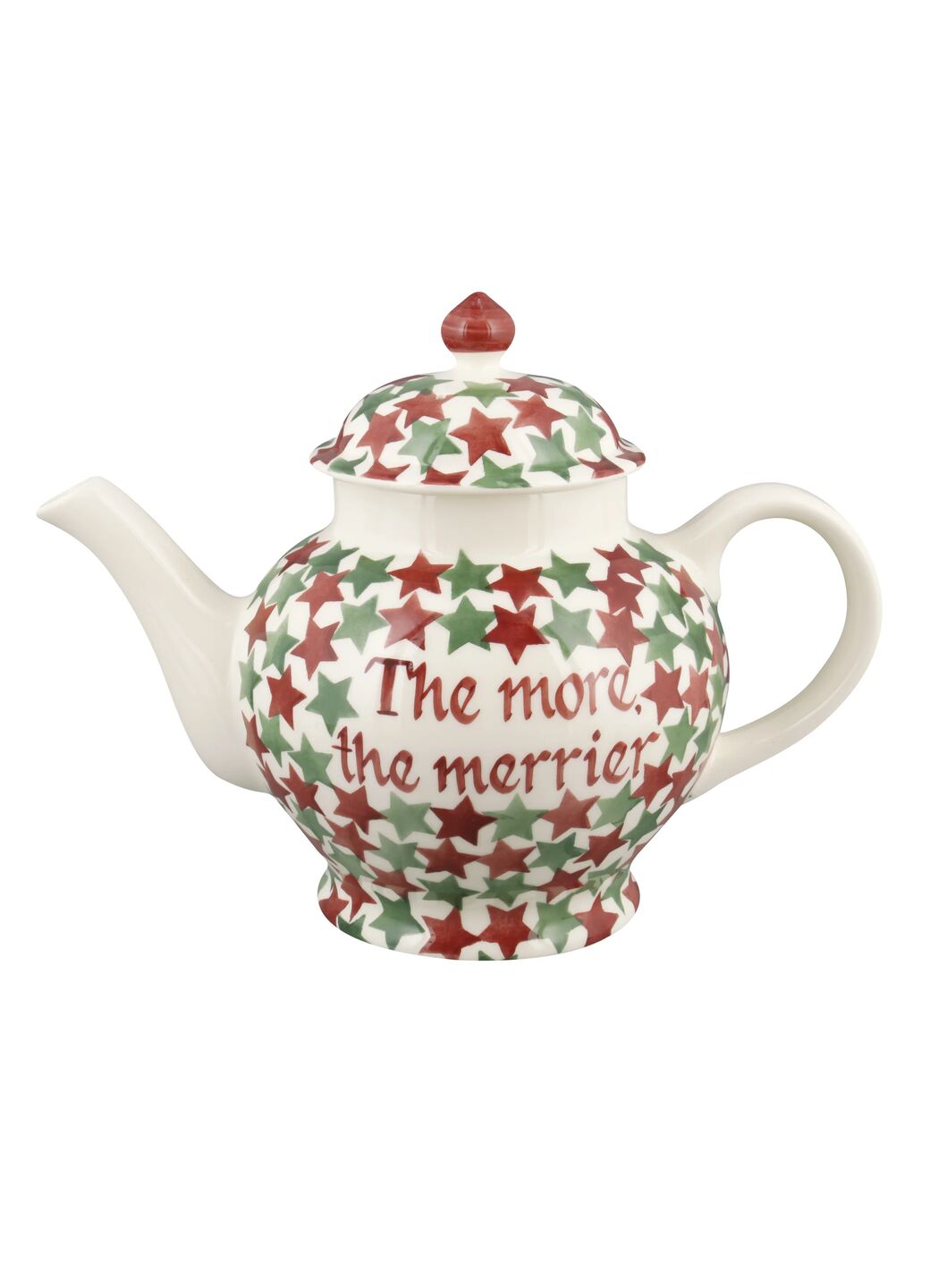 Personalised Christmas Stars 4 Mug Teapot