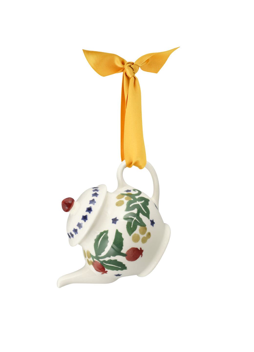 Rosehip & Ivy Tiny Teapot Decoration Boxed