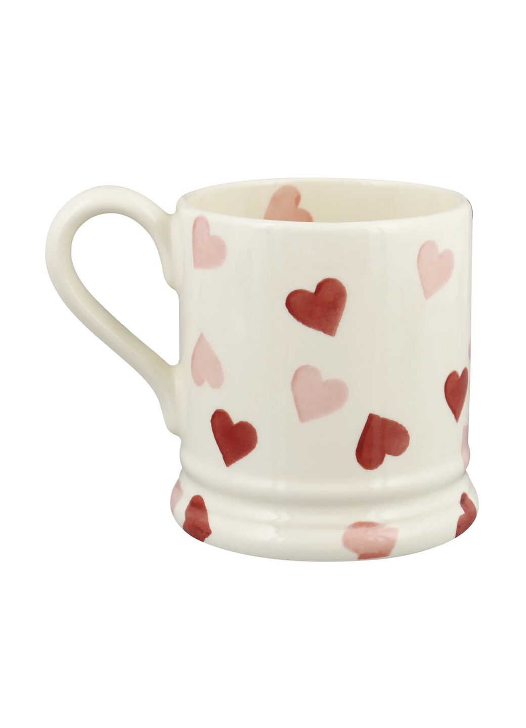 Seconds Pink Hearts 1/2 Pint Mug