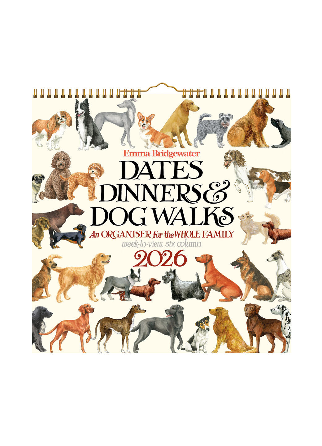 Dates, Dinners & Dog Walks Family Organiser 2026
