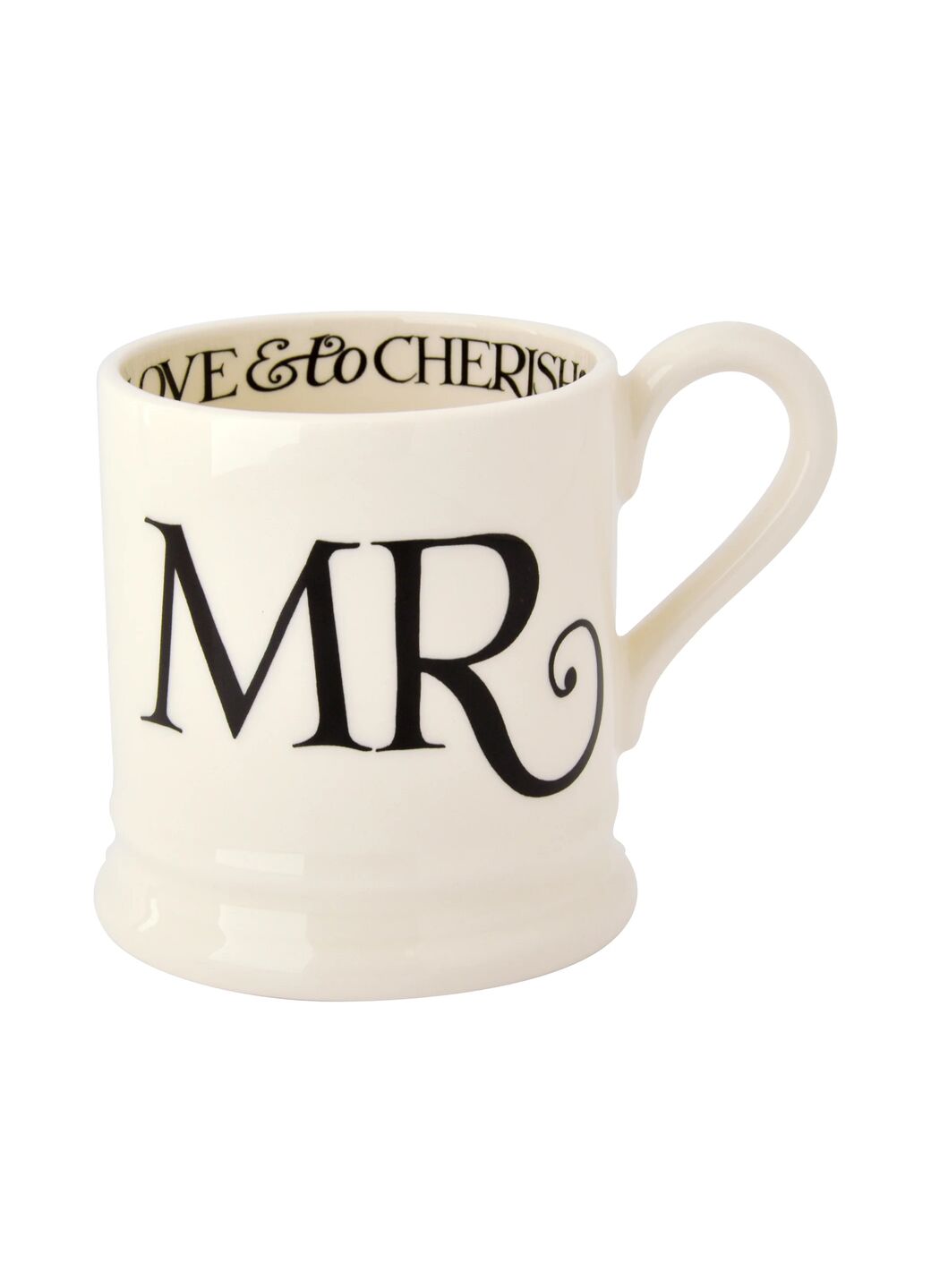 Seconds Black Toast Mr 1/2 Pint Mug