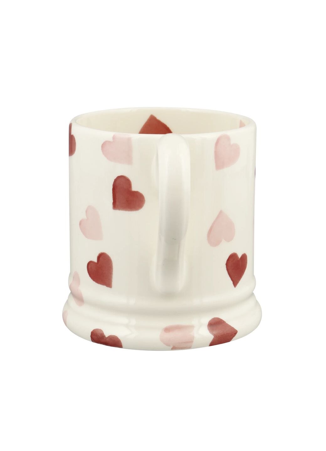 Seconds Pink Hearts 1/2 Pint Mug
