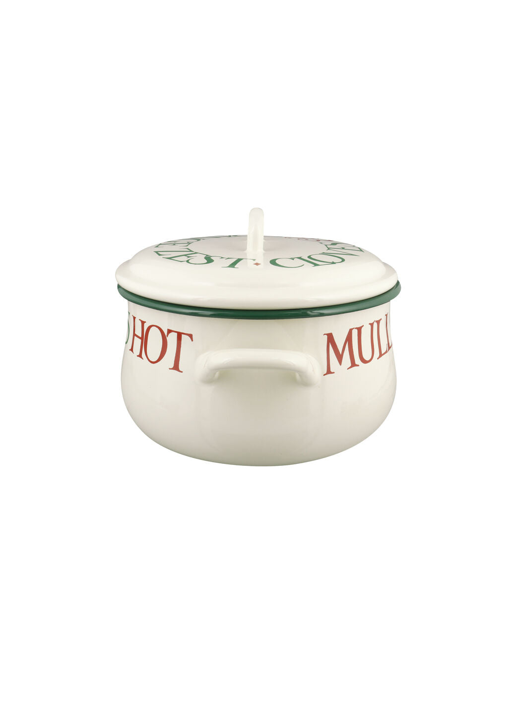 Christmas Toast & Marmalade Medium Enamel Cooking Pot