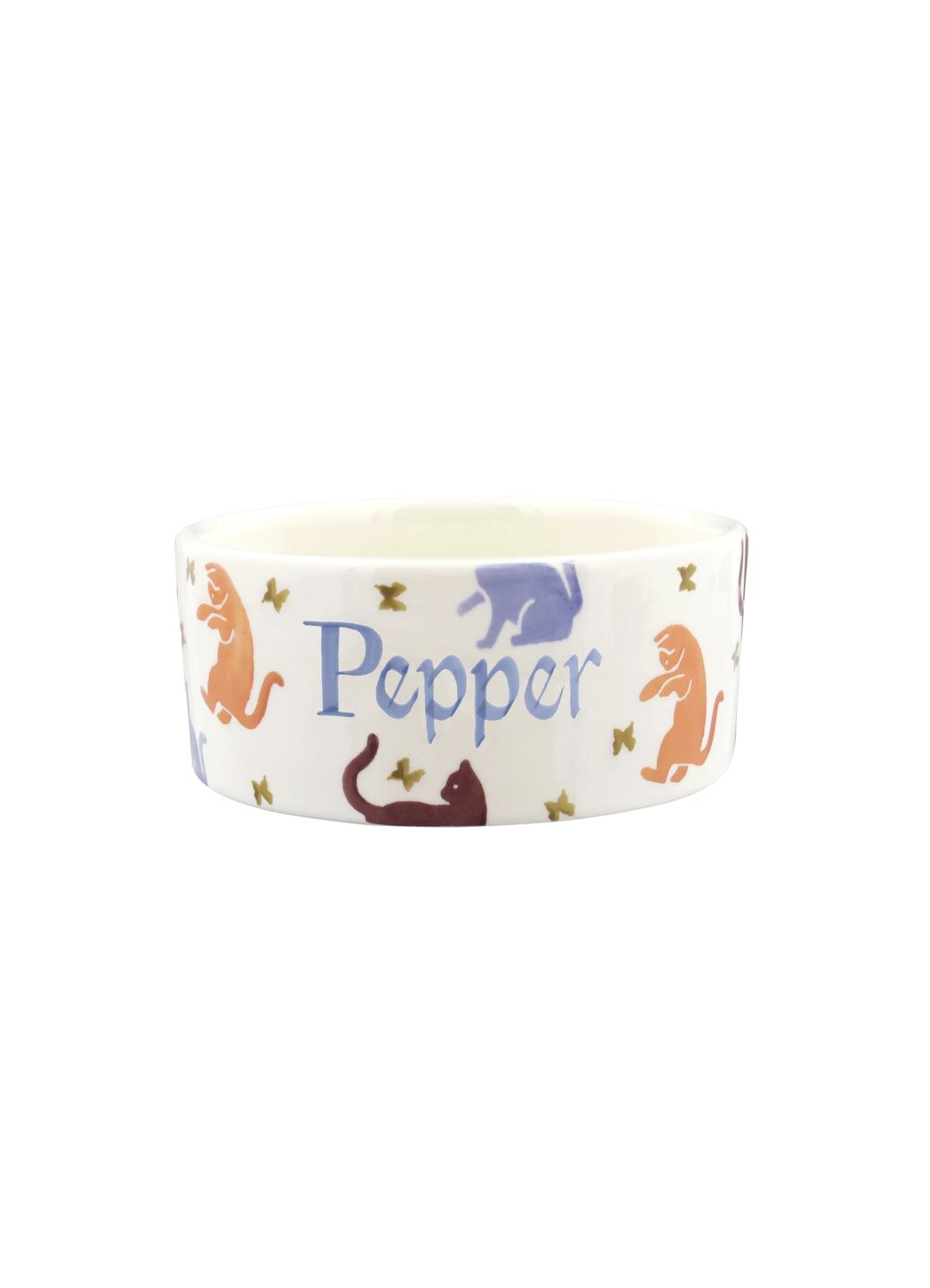 Personalised Cats Small Pet Bowl