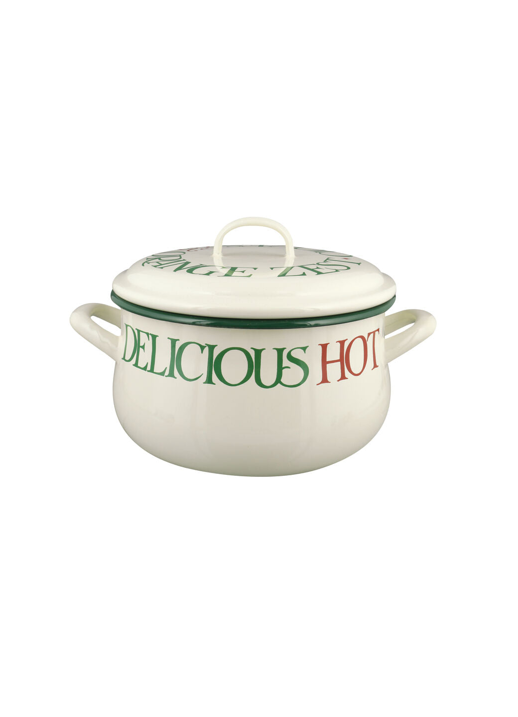 Christmas Toast & Marmalade Medium Enamel Cooking Pot