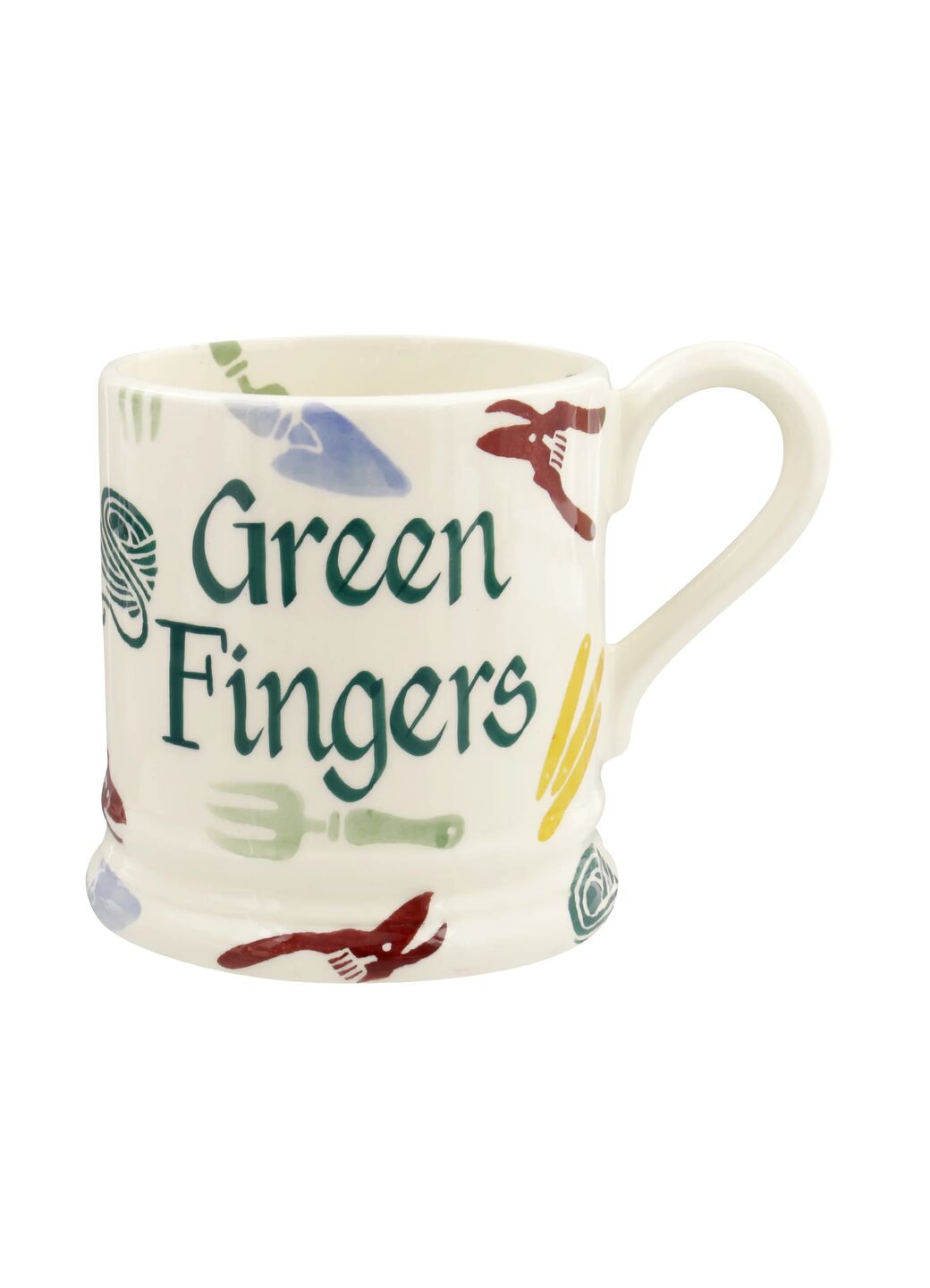 Personalised Polka Gardening 1/2 Pint Mug