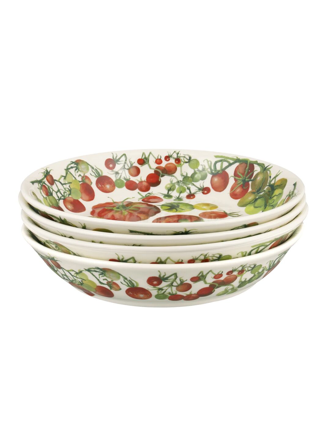 Vegetable Garden Tomatoes Medium Pasta Bowl - Set of 4