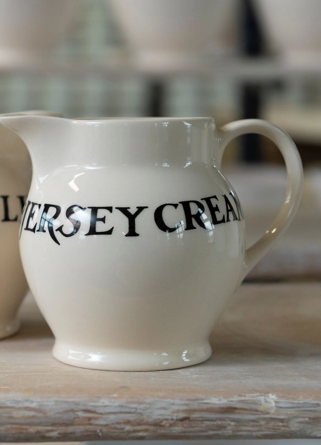 Black Toast Jersey Cream 1/2 Pint Jug