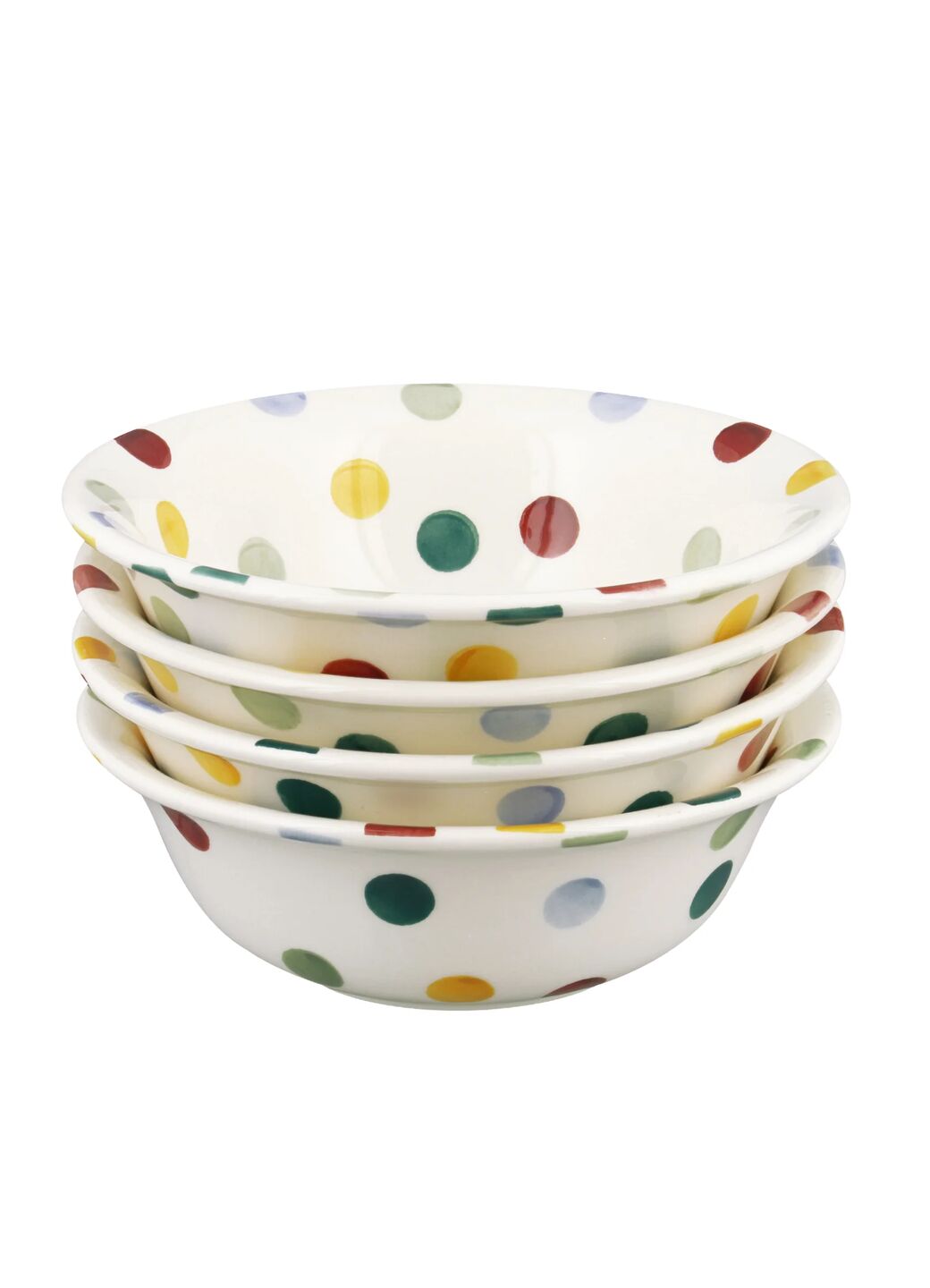 Polka Dot Cereal Bowl - Set of 4