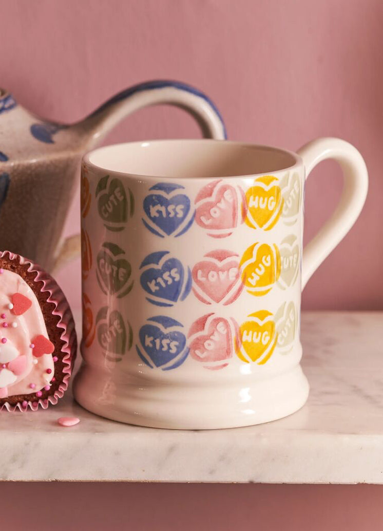 Love Hearts® 1/2 Pint Mug – Emma Bridgewater UK