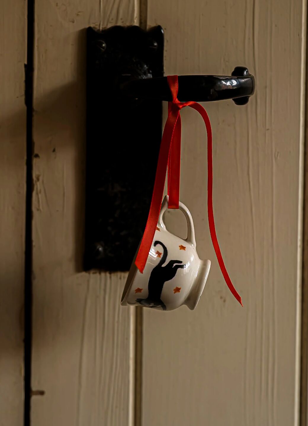 The Wise Witches Black Cats Tiny Teacup Decoration Boxed