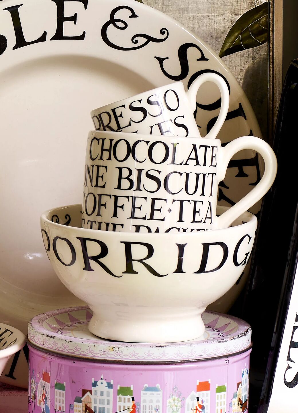 Seconds Black Toast French Bowl – Emma Bridgewater UK