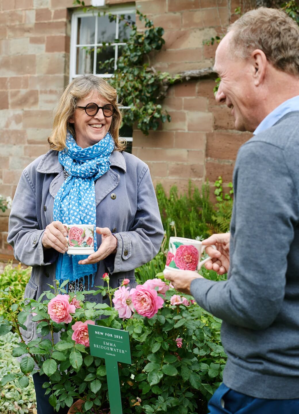 Seconds Emma's Rose 1/2 Pint Mug