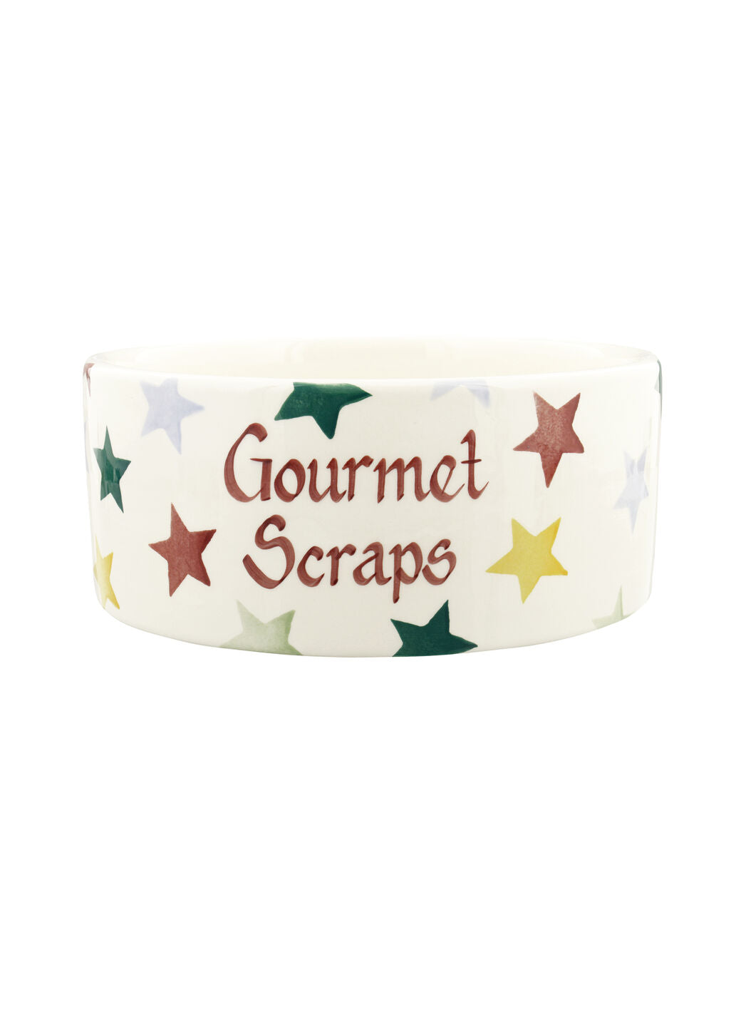 Personalised Polka Star Large Pet Bowl