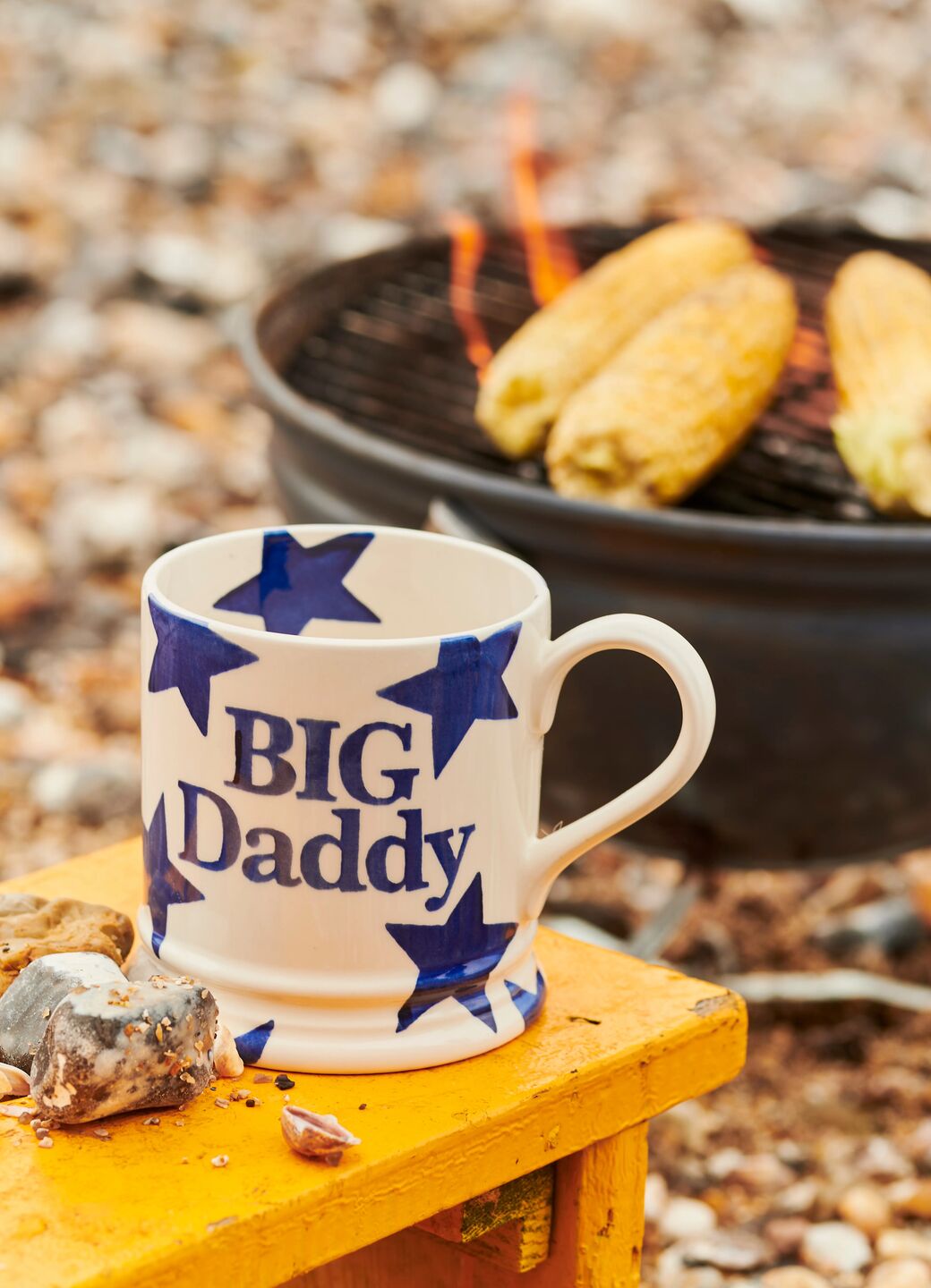 Big Blue Star Big Daddy Large Mug