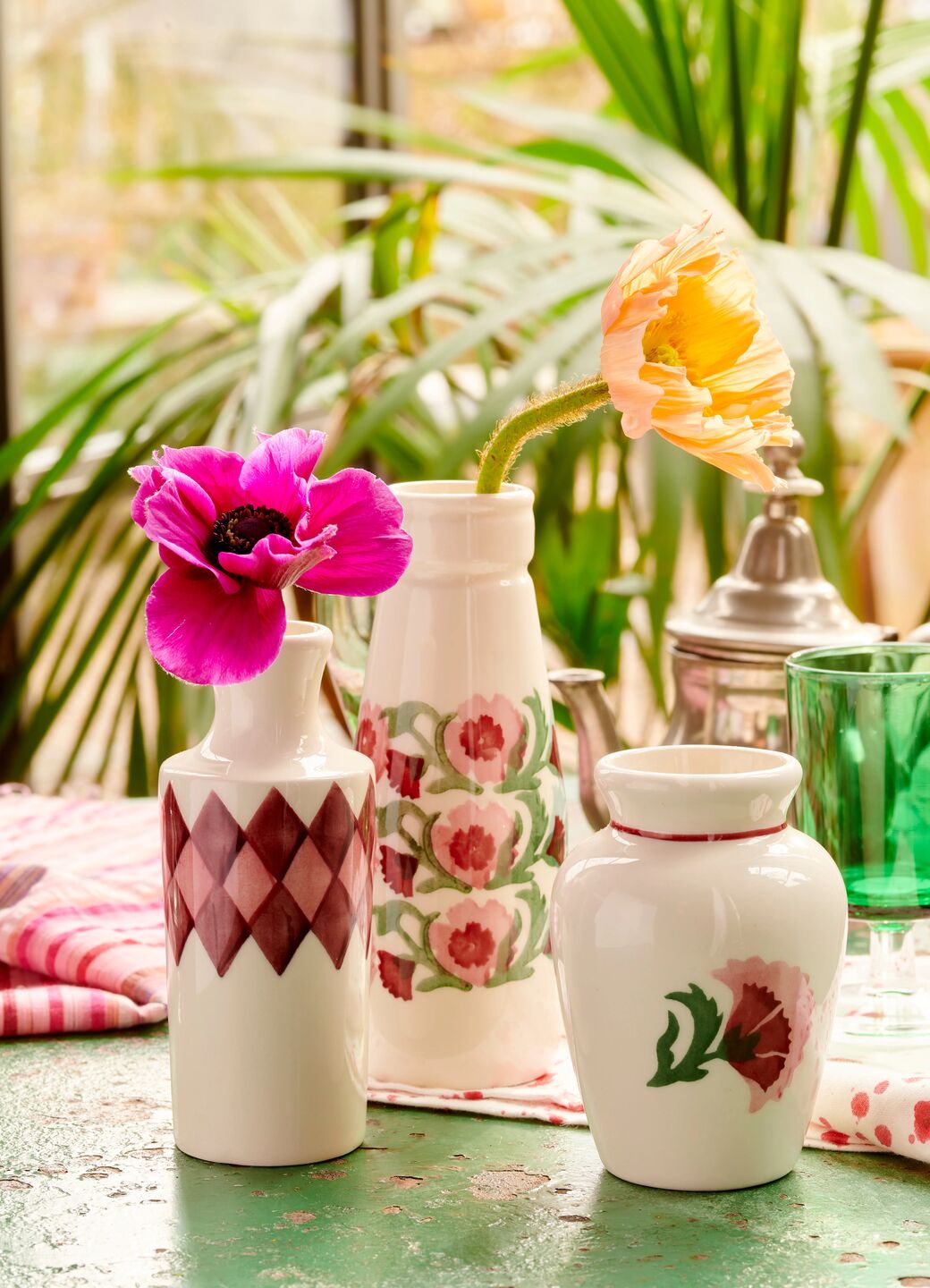 Indian Summer Set of 3 Vases