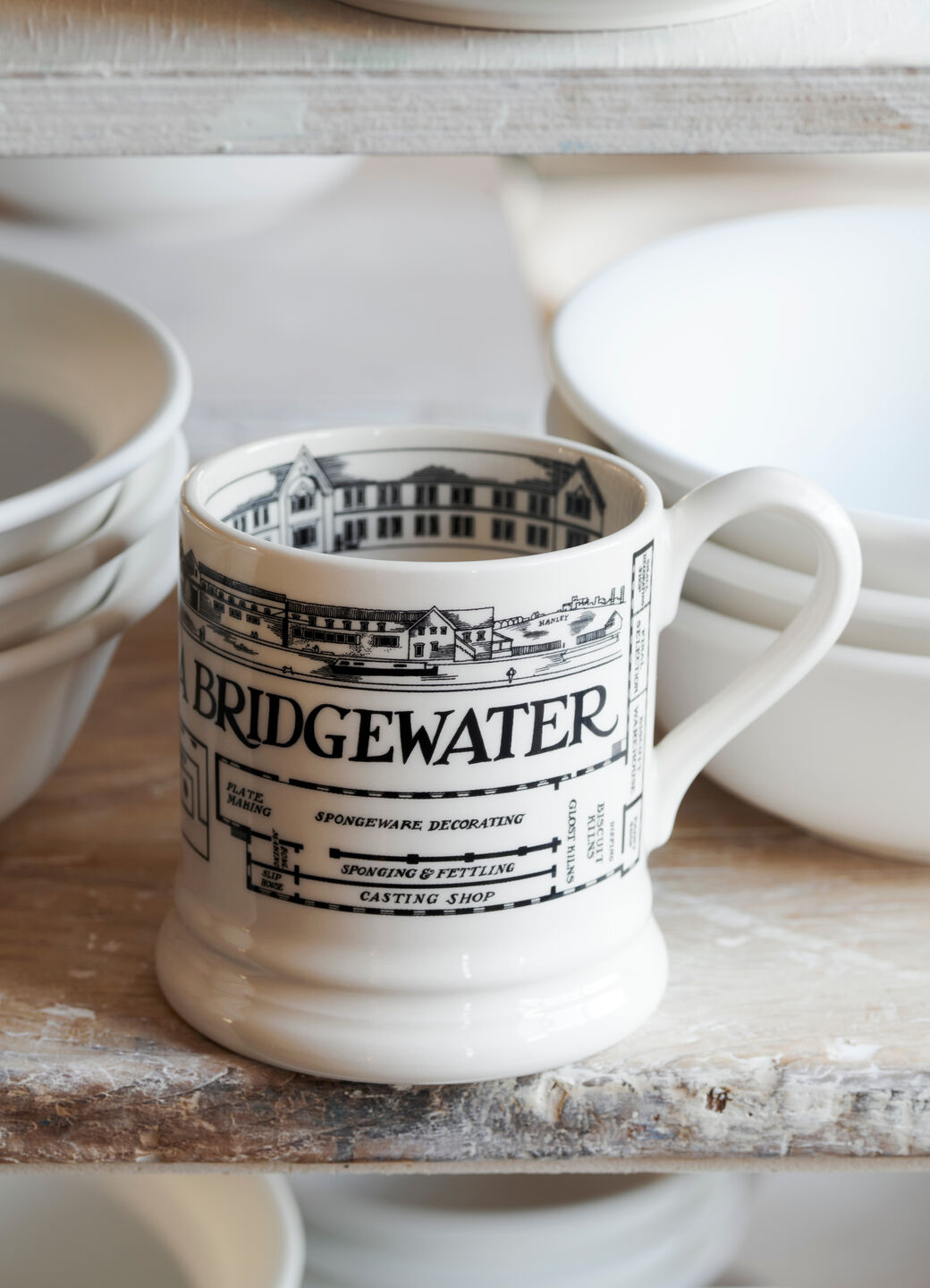 Seconds Factory Plan 1/2 Pint Mug