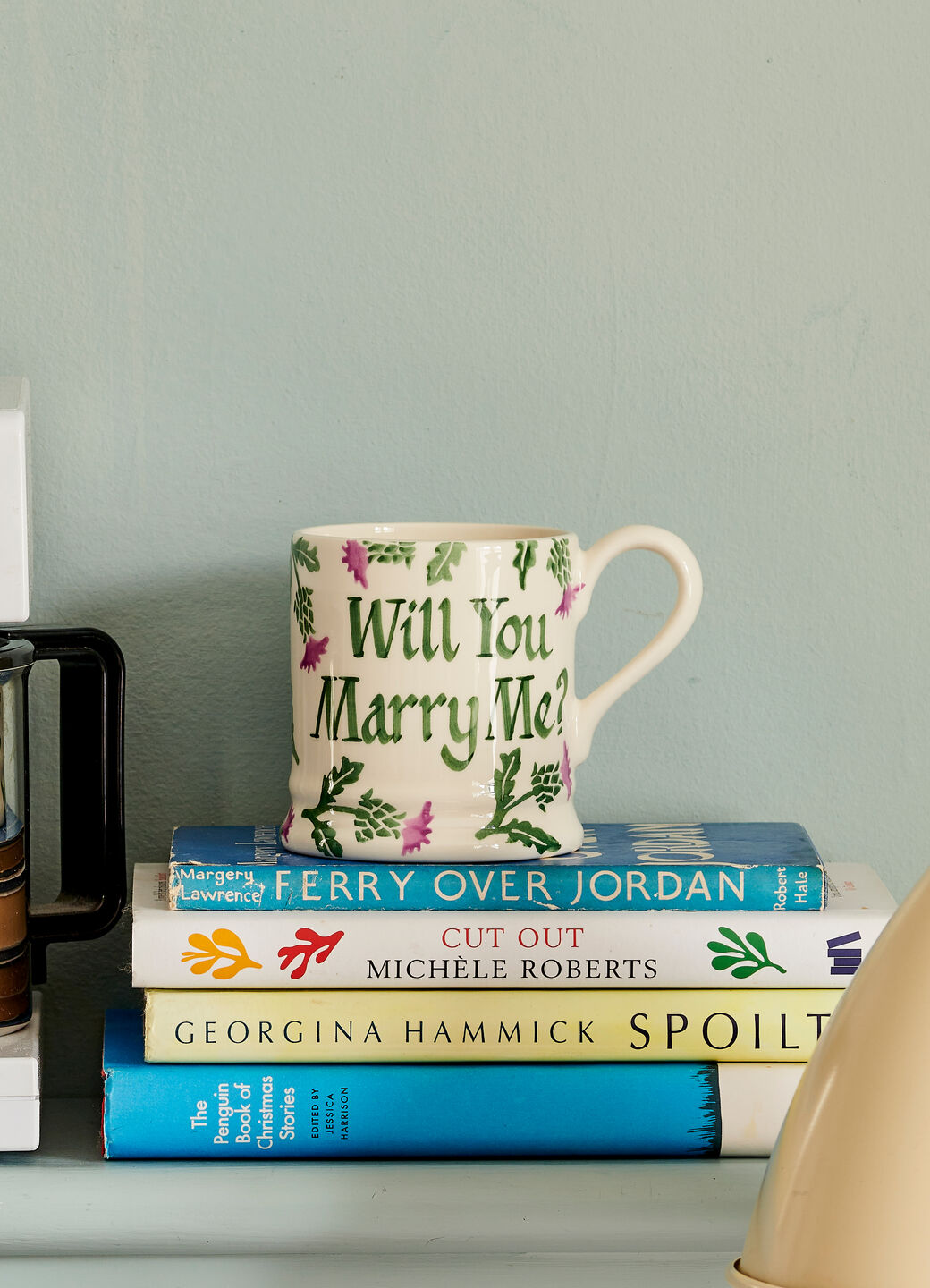 Personalised Thistle 1/2 Pint Mug