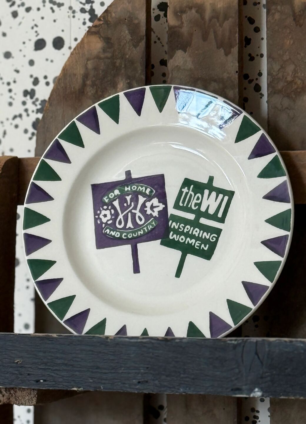 Women's Institute Small Side Plate, 6.5 Inch - Made to Order