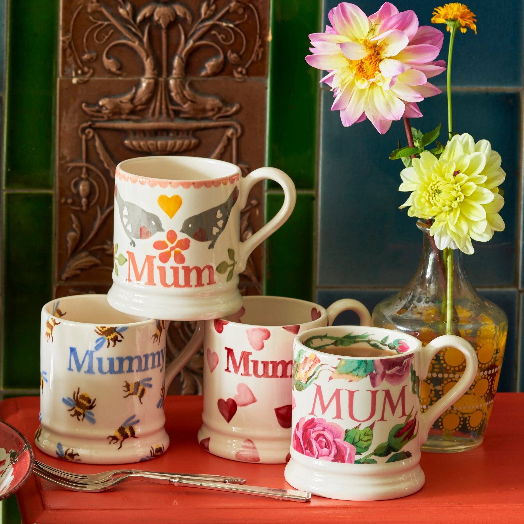 Seconds Roses All My Life Mum 1/2 Pint Mug