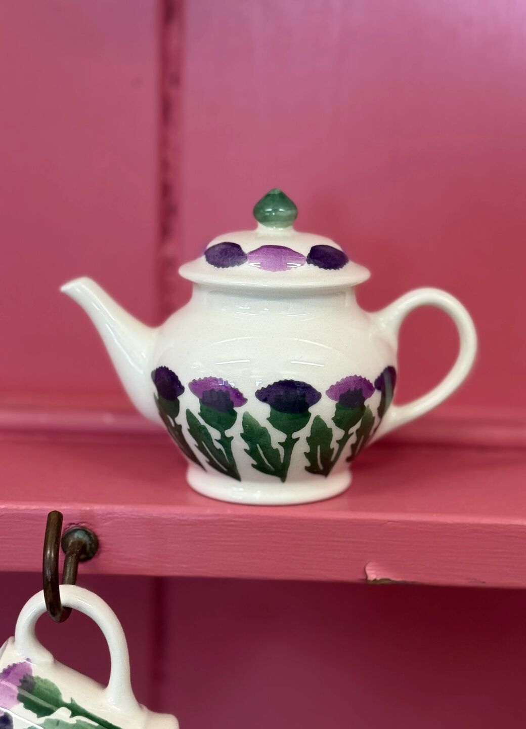 Thistle Tiny Teapot Decoration Boxed