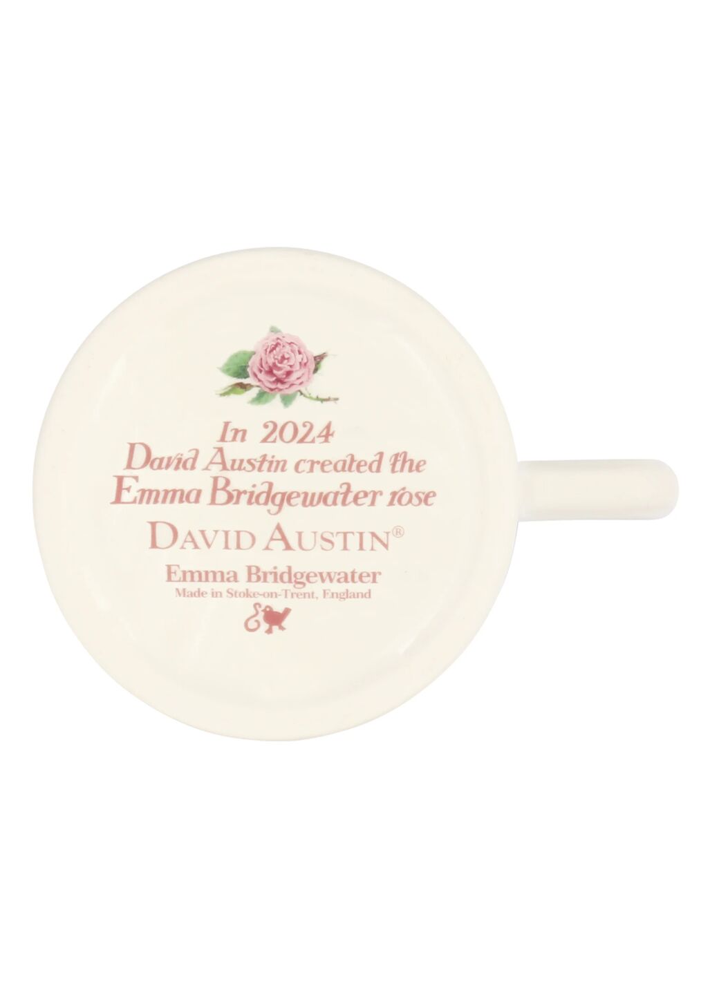 Seconds Emma's Rose 1/2 Pint Mug