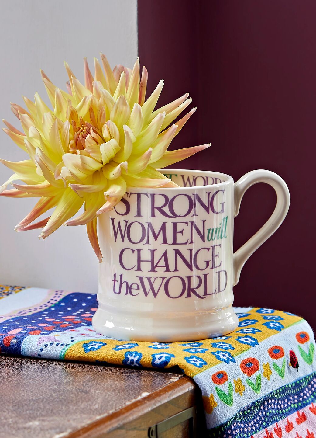 Seconds Purple Toast Change Our World 1/2 Pint Mug