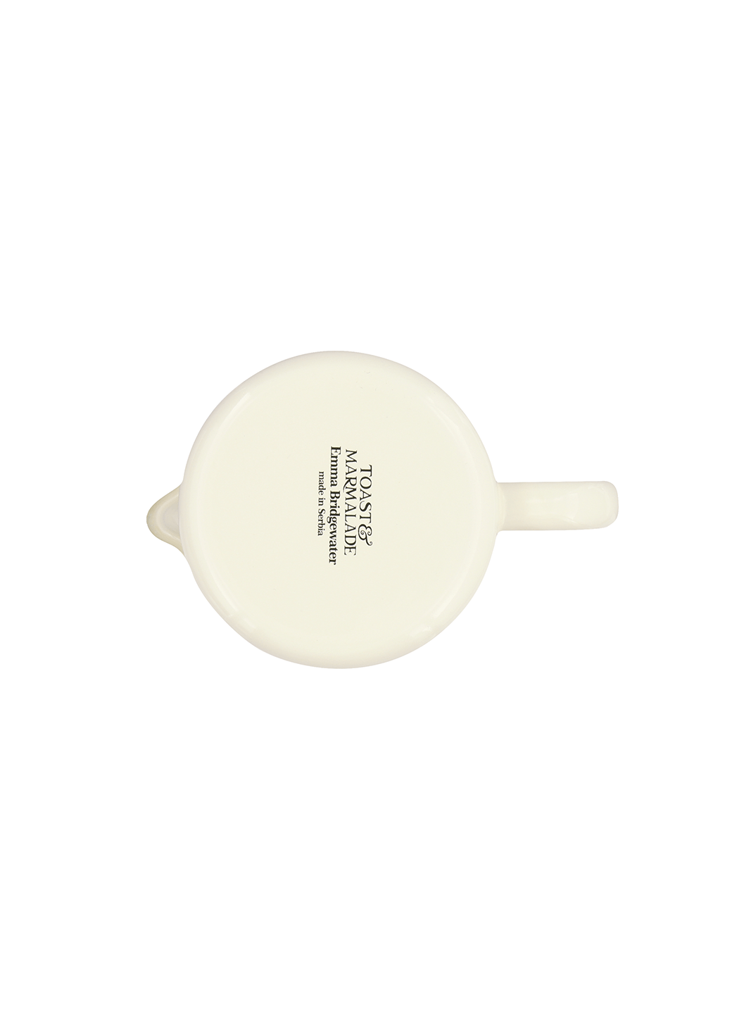 Black Toast Large Enamel Jug