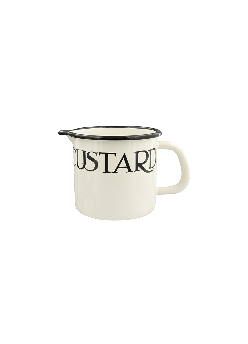 Black Toast Medium Enamel Jug