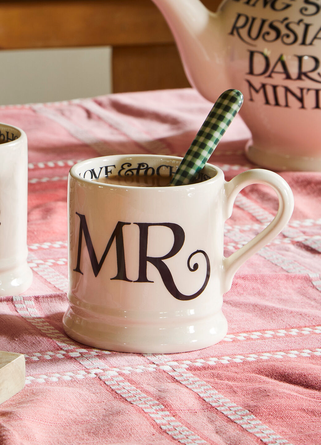 Seconds Black Toast Mr 1/2 Pint Mug