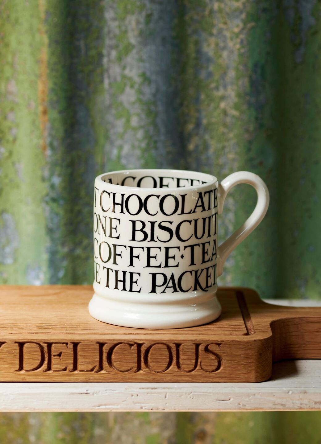 Seconds Black Toast 1/2 Pint Mug