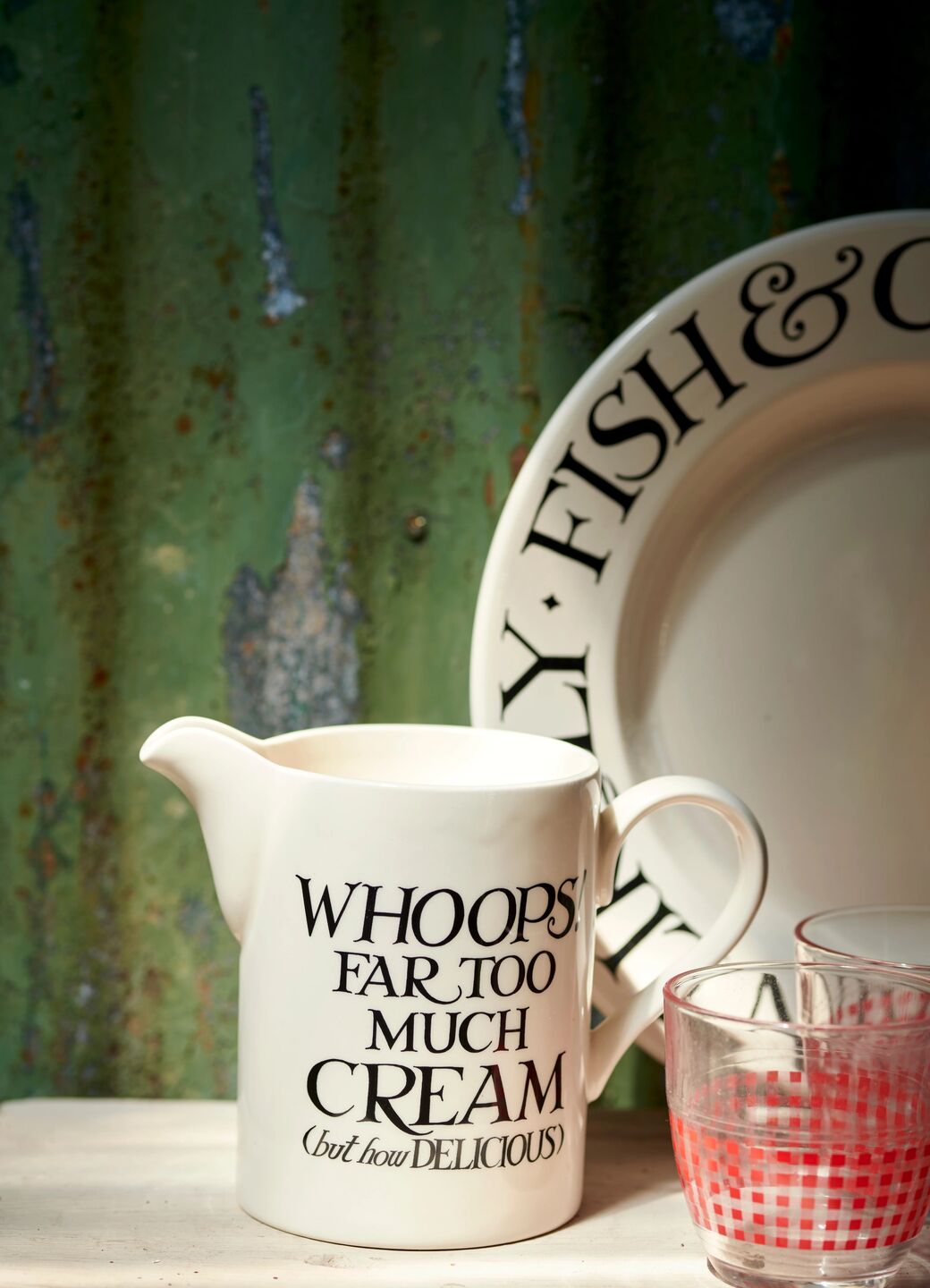 Black Toast Cream Medium Straight Jug – Emma Bridgewater UK