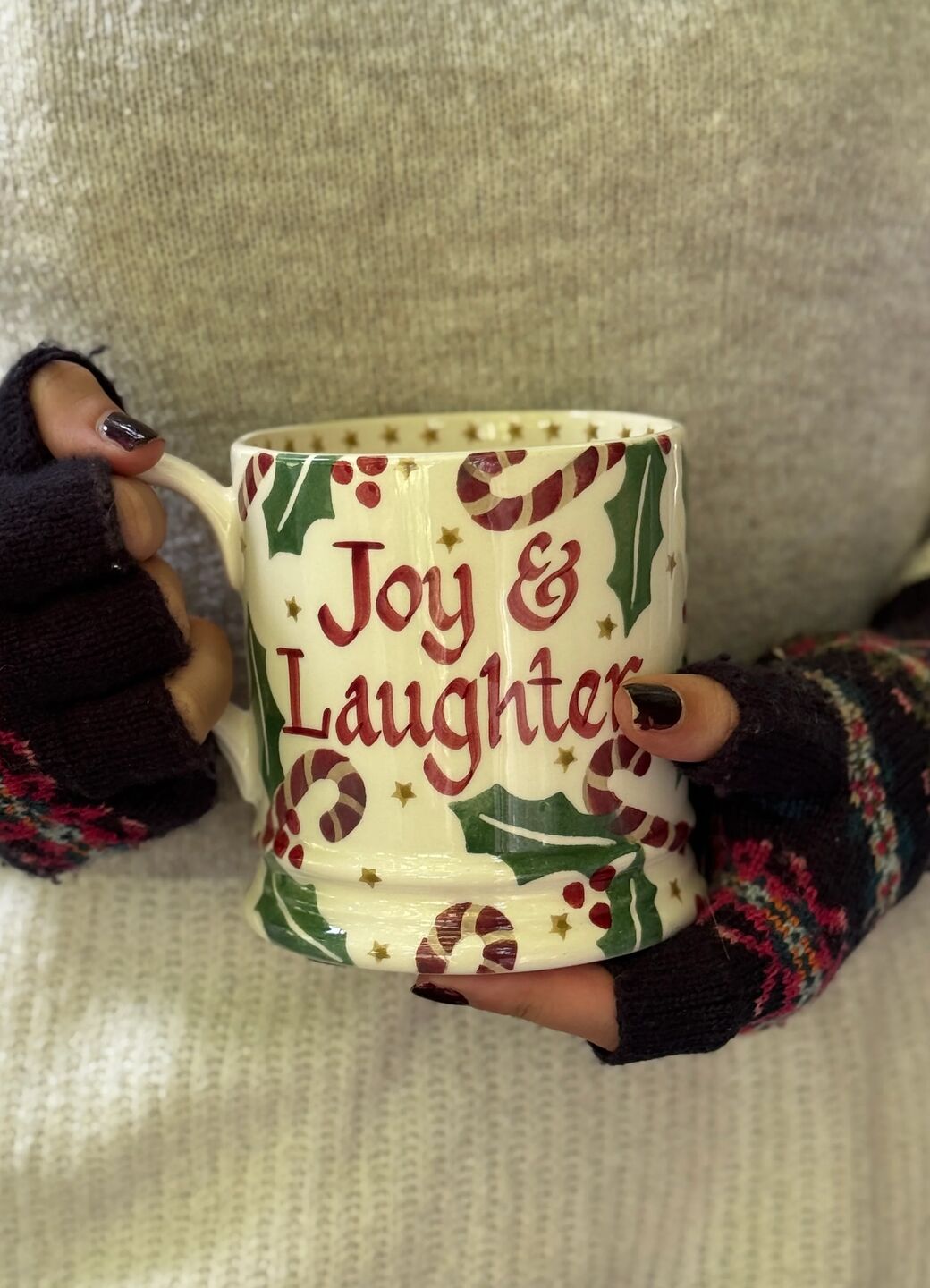 Personalised Candy Canes Large Mug