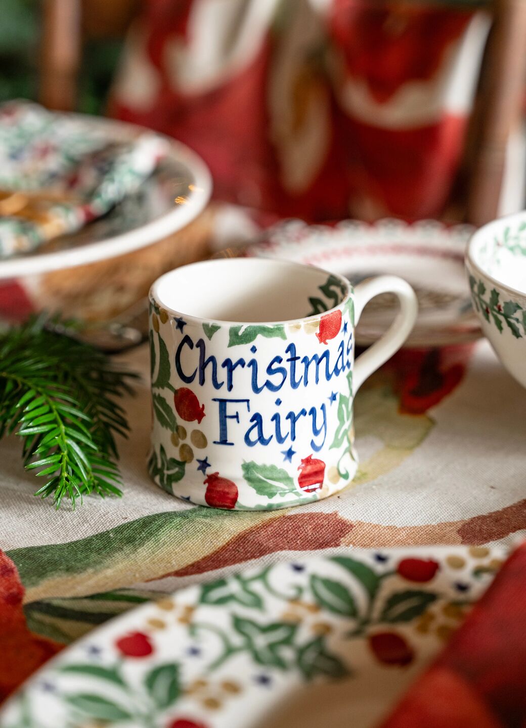 Personalised Rosehip & Ivy Small Mug