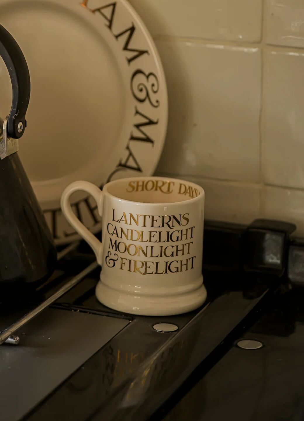 Gold Toast Advent 1/2 Pint Mug