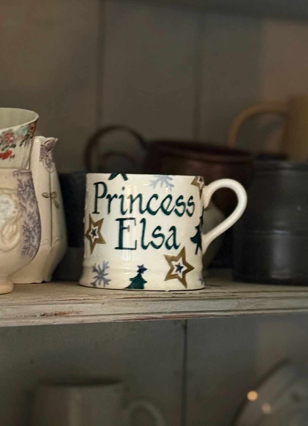 Personalised Winter Joy Small Mug