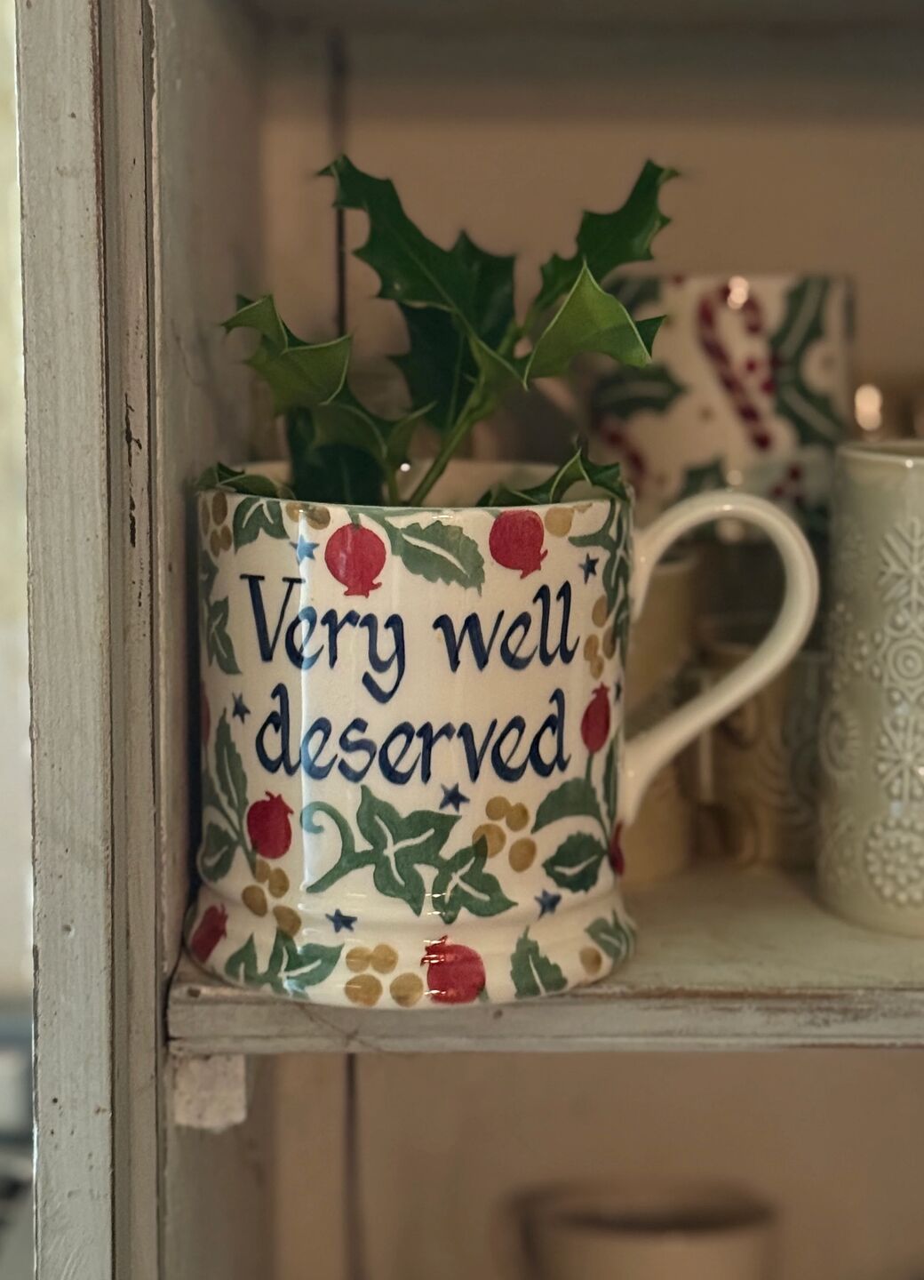 Personalised Rosehip & Ivy Large Mug