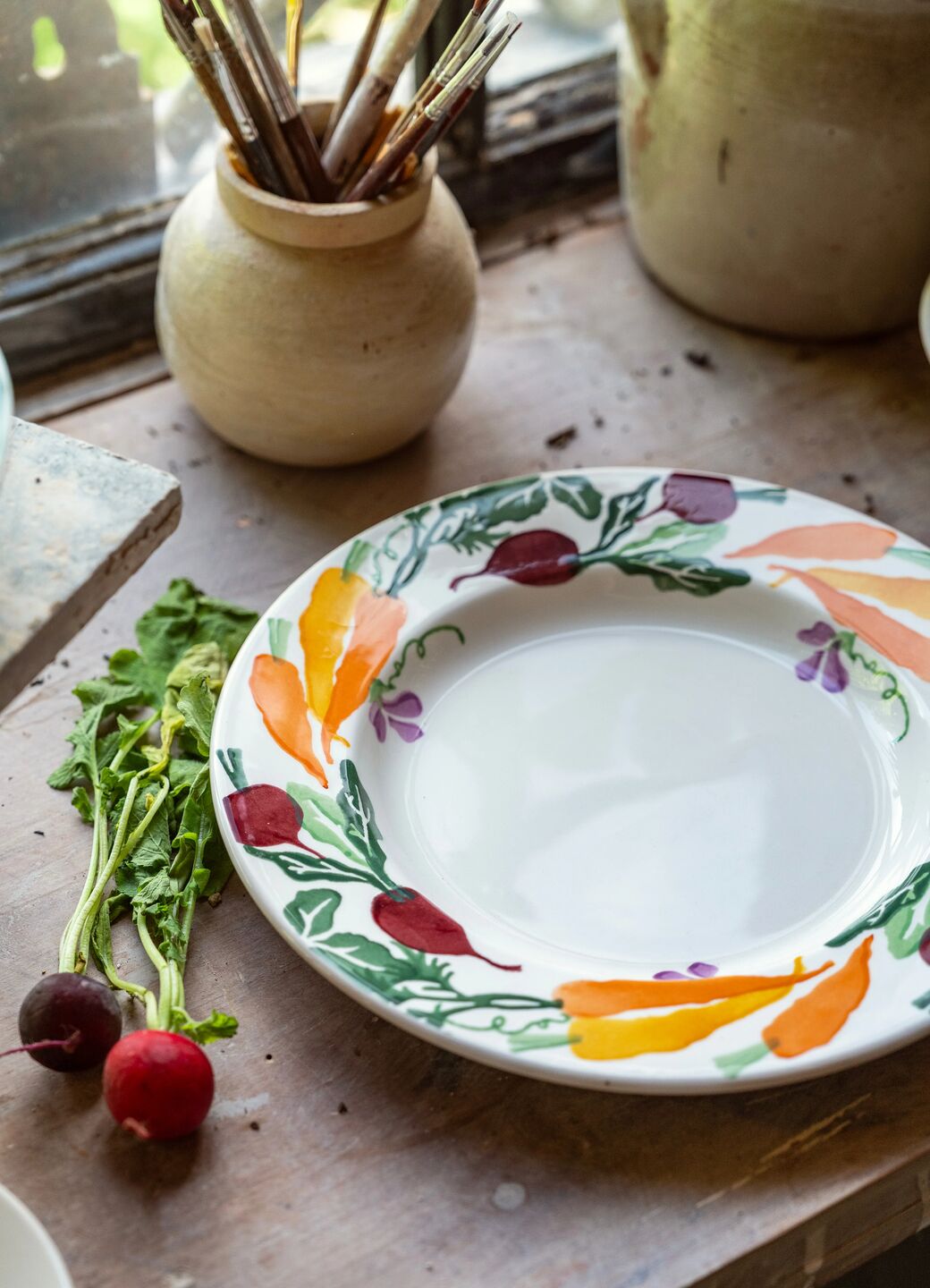 Carrots & Beets Medium Dinner Plate, 8.5 Inch