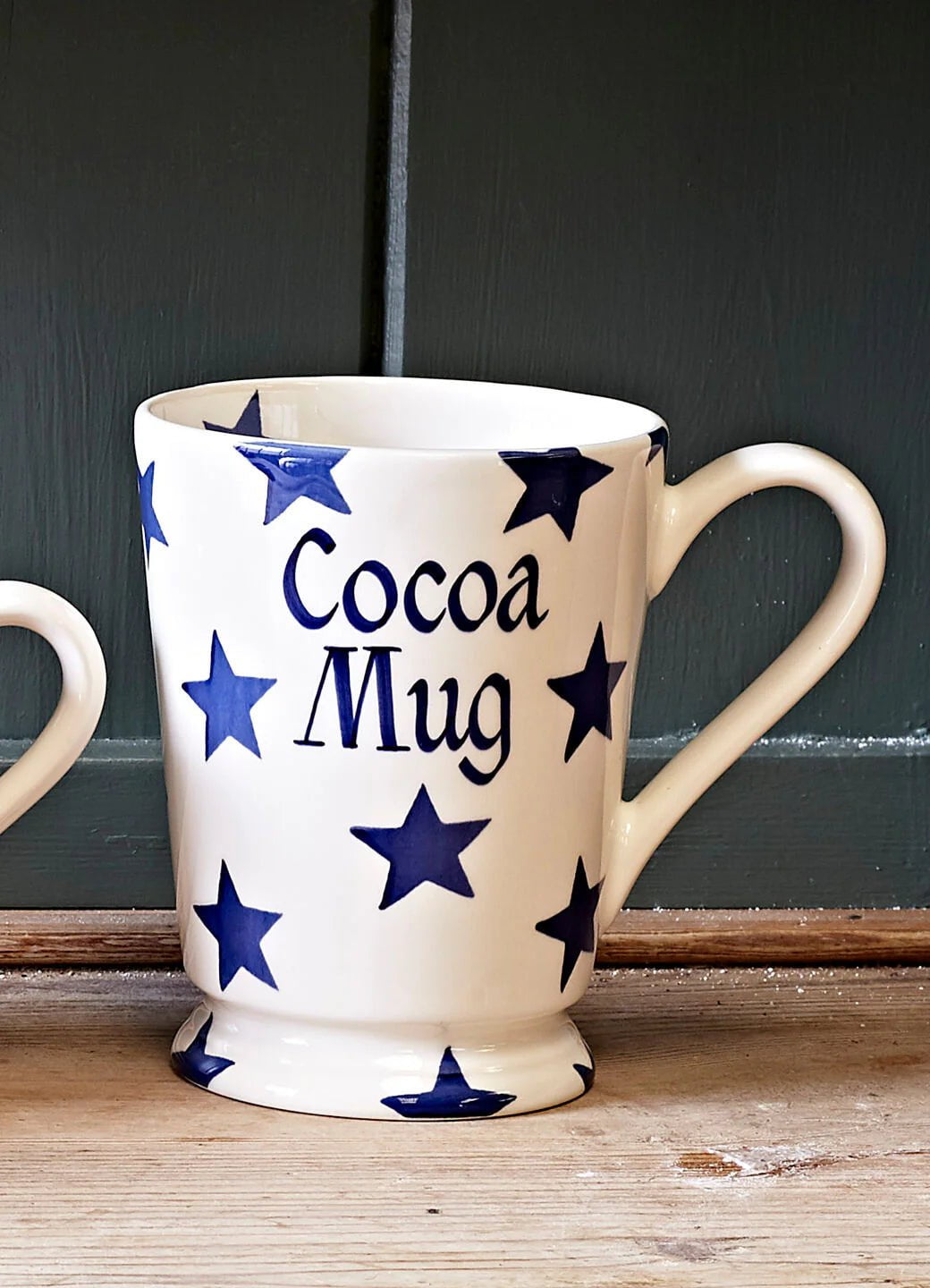 Personalised Blue Star Cocoa Mug
