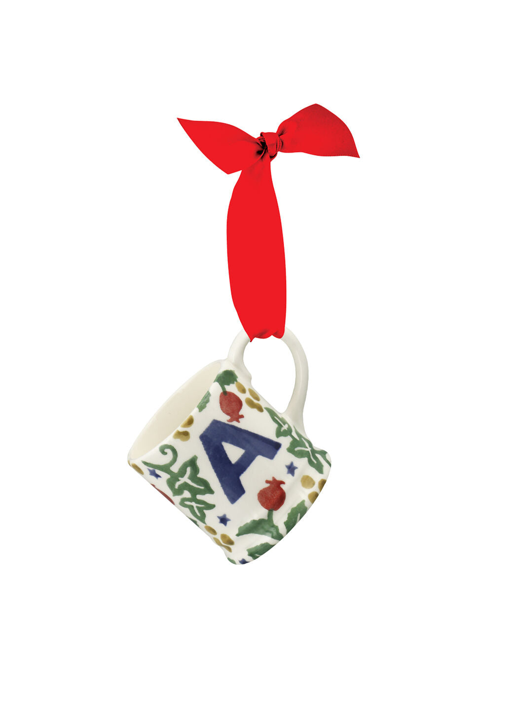 Personalised Alphabet Tiny Mug Decoration