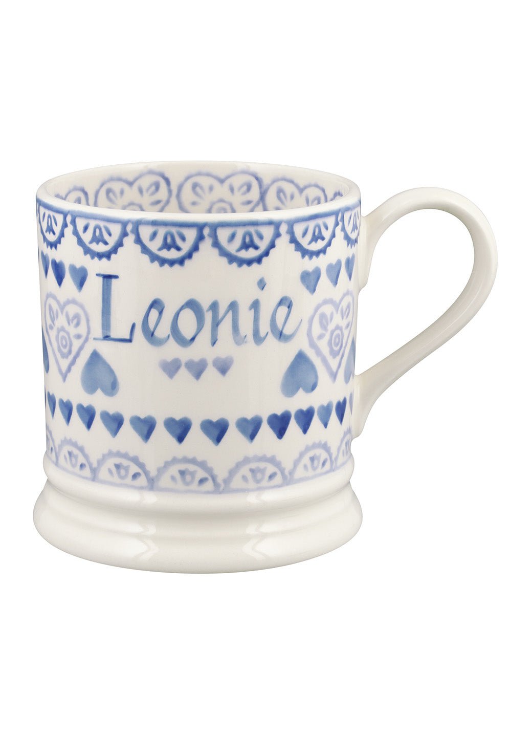 Personalised Blue Sampler Large Mug