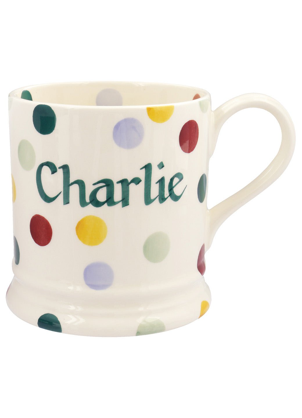 Personalised Polka Dot Large Mug