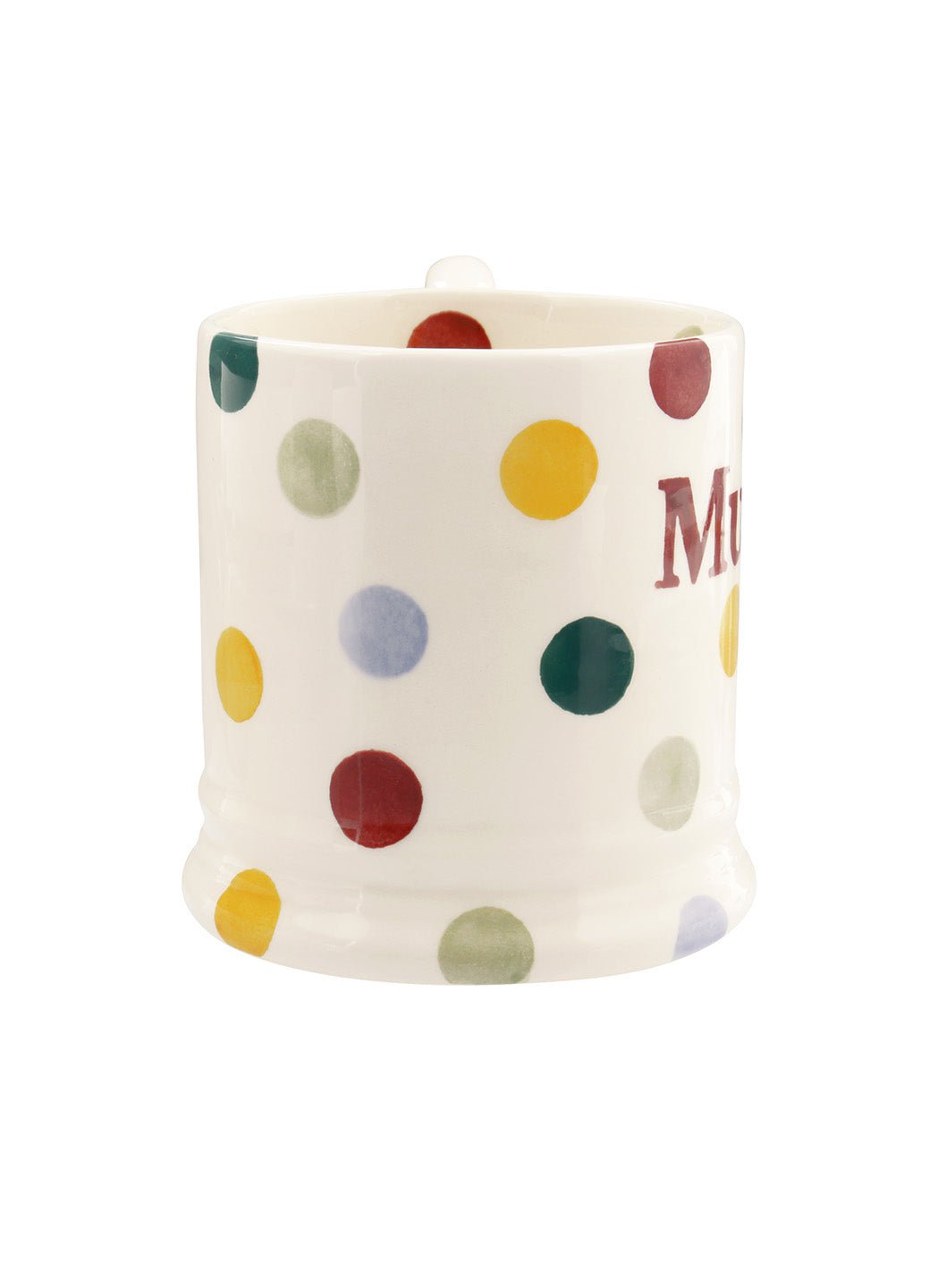 Seconds Polka Dot Mummy 1/2 Pint Mug