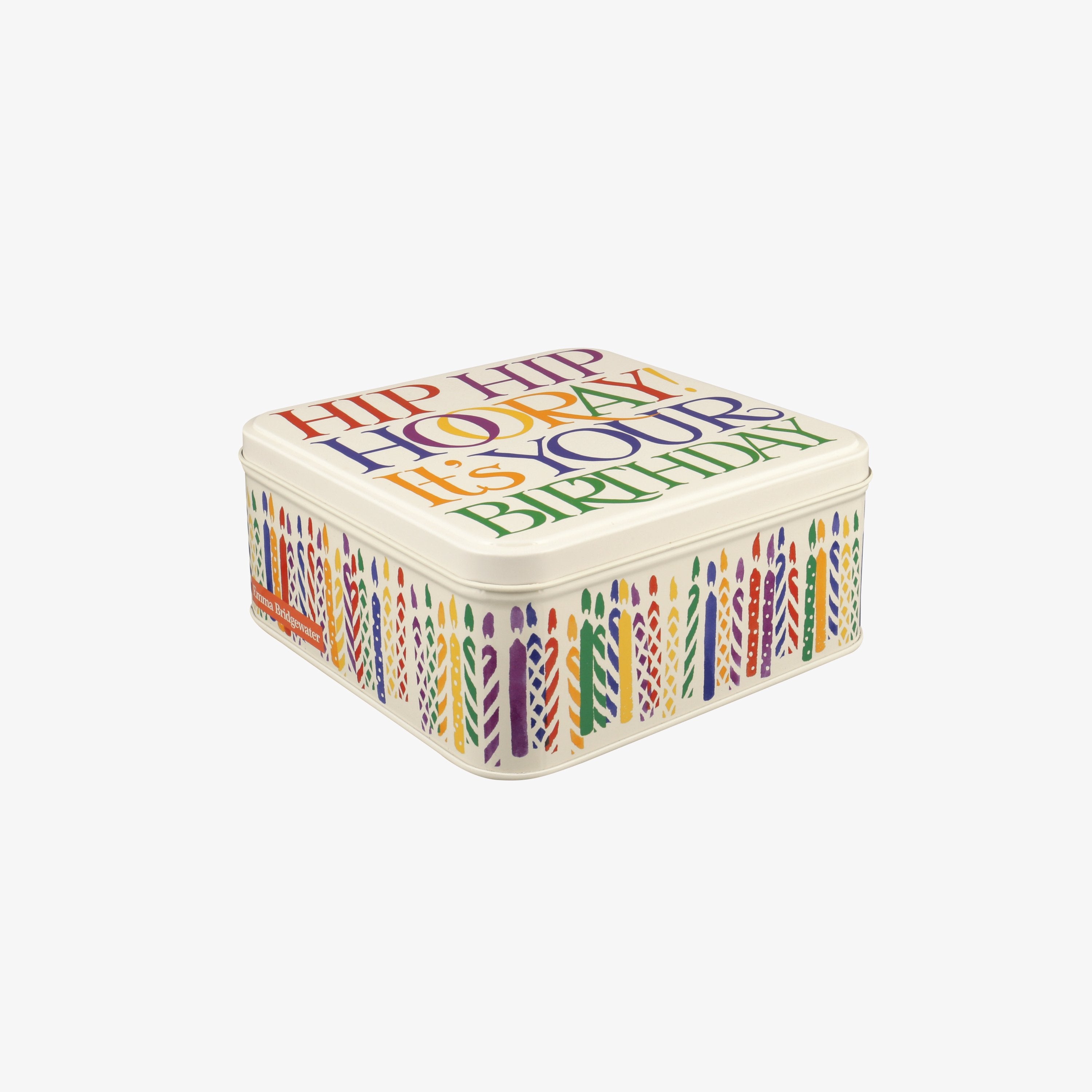 Rainbow Toast Happy Birthday Medium Square Tin – Emma Bridgewater UK