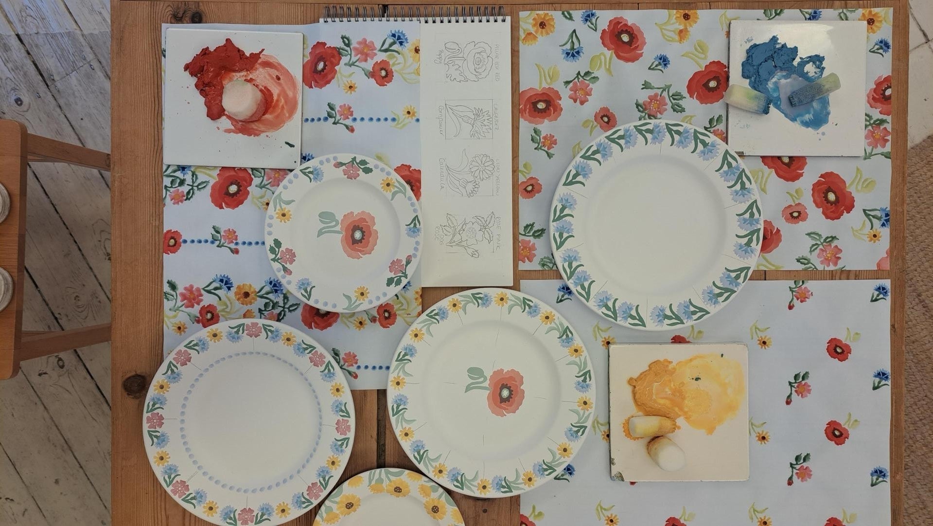 Design Notes: Poppies & Pinks